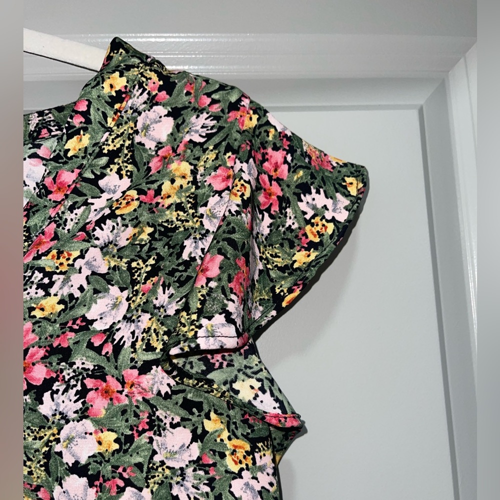 Zara Multicolor Floral Top - Picture 4 of 5
